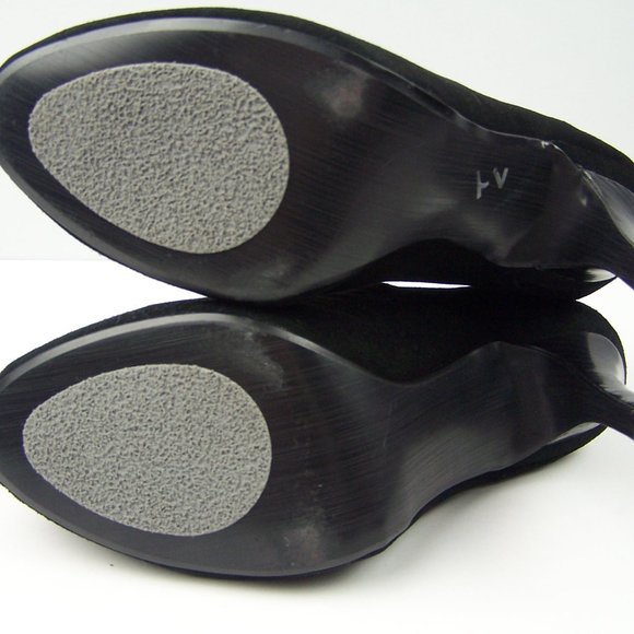 Steve Madden Women's Black Leather P-Hyper Bootie - Picture 6 of 6